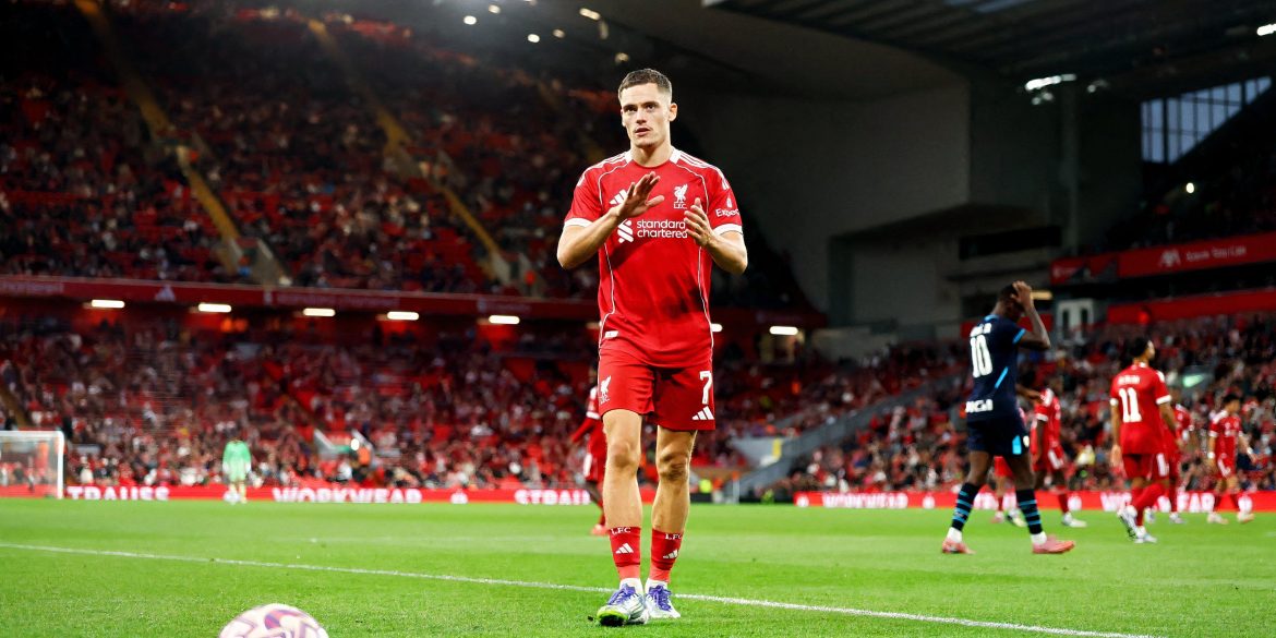 Slot's "phenomenal" Liverpool talent could take the #7 shirt from Wirtz